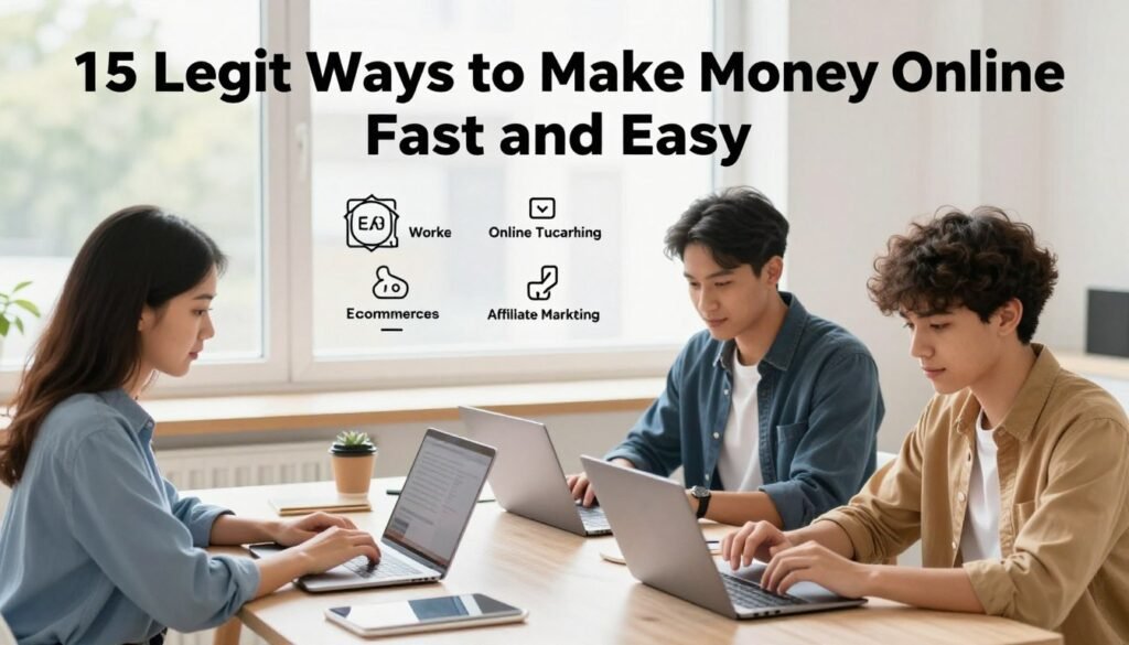 15 Legit Ways to Make Money Online